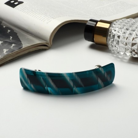 Halfish hair clip "Night colors" 9 cm, mix