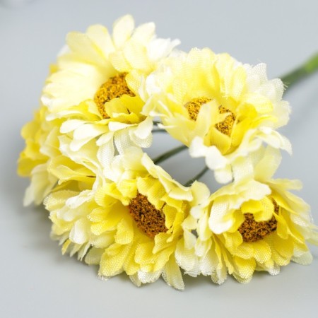 Flowers for decorating "Sunny chrysanthemum" 1 bouquet = 6 colors 10 cm-2