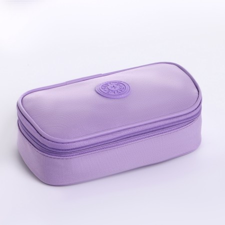 Style cosmetic bag, 21.8*12.5*6, lightning department, lilac