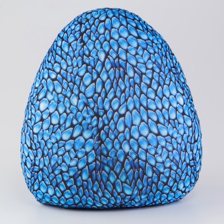 New Year. Pillow decorative anti -stress "snake egg", blue-5