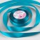Satin tape, 20 mm × 23 ± 1 m, color sea wave No. 47