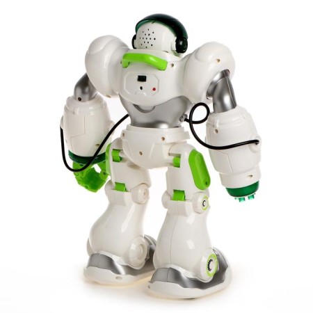 Robot radio -controlled "patrol", light effects, Russian voiceing, white color-2