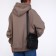 Male bag on lightning, long belt, black color