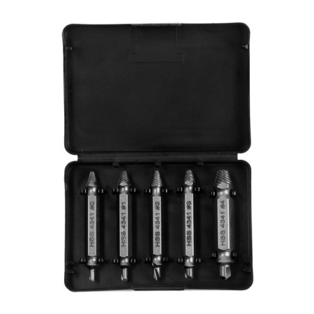 A set of tundra bilateral extractors, 5 pcs., HSS, left thread, M2-M12 range-1