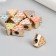 Bead for creativity plastic "Triangle in Pollets" MIX 0.8x1.2x1.2 cm