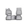 Rugs in the Mercedes-Benz G-Class W463 2007-2016 salon, 4 pcs. (polyurethane)