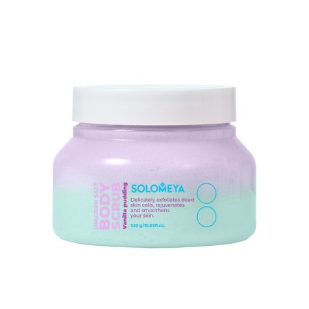 Body scrub Salt Solomeya "Vanilla Pudding", 320 g