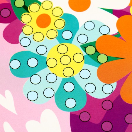 Application by pearl semi -busins ​​"Spring bouquet"-4