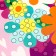 Application by pearl semi -busins ​​"Spring bouquet"