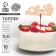 Topper for the cake wooden "Happy Birthday", balls