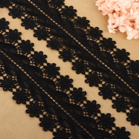 Hypure lace, 80 mm × 6.8 ± 0.5 m, black color-1