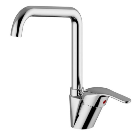 Kitchen mixer Zipponi Ara, with L-spray, chromium color