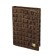 Passport cover, brown color