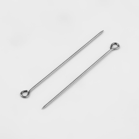 Portnovskiy pins, 43 mm, 500 pcs, silver color-1