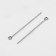 Portnovskiy pins, 43 mm, 500 pcs, silver color