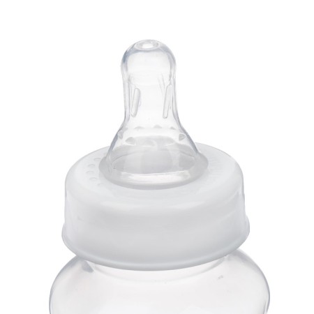 A bottle for feeding, a classic throat, fitted, 150 ml., 0 months, color white-3