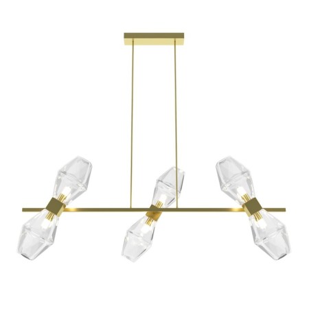 Suspension lamp Maytoni Mod325PL-06G, 6XG9, 28W, 100x25x96 cm, color gold