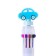 Multi-color ballpoint pen Calligrata "Schepinner", automatic, 10 color, node 0.7 mm, blue