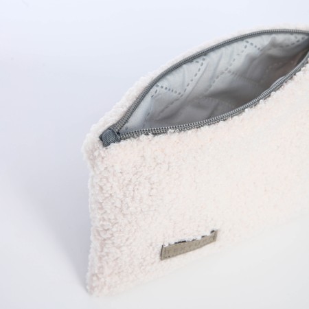 Lightning cosmetic bag, Textura, white color-6