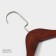 Shoulders - hanger for outerwear with the crossbar Ladoom Bois, 45 × 25.5 × 5.5 cm, brown color