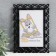 Photo frame plastic L-7 10x15 cm black (plastic screen)