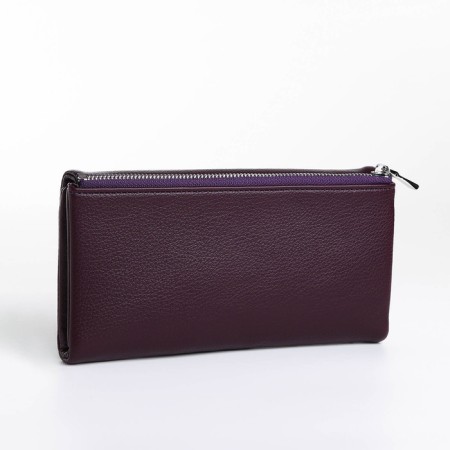 Women's wallet on magnet, purple color-1