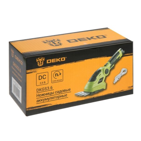 Bathings Custaces Deko DKGS3.6, 3.6 V, 2 Ah, Li-Ion, rotary handle-11