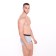Panties men's boxers "Shark", color gray melange, size 46