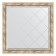 Mirror with engraving in the baguette frame, Provence with weaving 70 mm, 83x83 cm