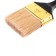 Brush flat MTX 83164, "pro", natural bristles, plastic pen, 3 "