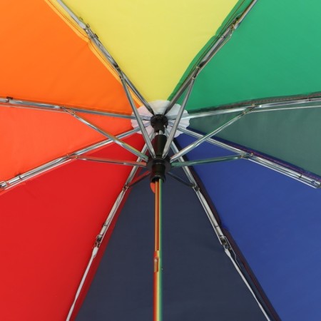 Mechanical “Rainbow” umbrella, 3 additions, 8 spokes, r = 48 cm, multi -colored-6
