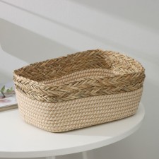 Basket for storage laid handmade Daulaan 