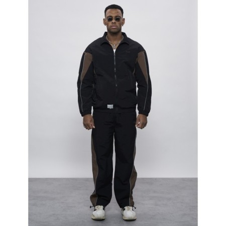Sports suit men's, size 52, black color-15