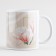 Ceramic mug "Elena" classic, 320 ml, beige color