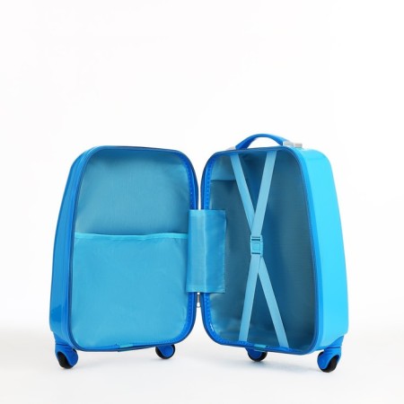 Baby suitcase 27 l (s), lightning department, blue color-6