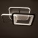 Luer with PDU 1898/2 LED 98W Dimmer Gray 50x51x9 cm Bayerlux