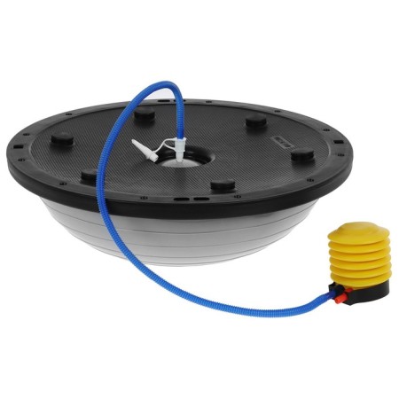 Semosfer Bosu gymnastic, 58 x 25 cm, with a pump, color gray color-16