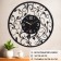Wall-wall watches "curls", silent, d-40 cm, aa