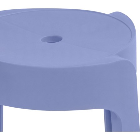 Stool BOVEL Plastic, blue 36x36x45 cm-3