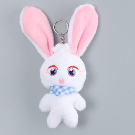 Soft toy "Zitsa Ushastika" on a key fob, 12 cm, color mix-1