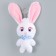 Soft toy "Zitsa Ushastika" on a key fob, 12 cm, color mix