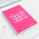 The sketchbook A5, 80 sheets are a solid cover "Pink".