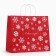 Gift package "Snowflakes", white craft, 32 x 28 x 15 cm, New Year