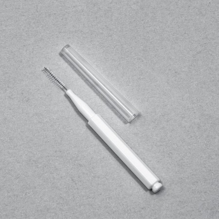 Brushes - mini for eyebrows and eyelashes, 7 × 0.5 cm, white color-5