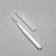 Brushes - mini for eyebrows and eyelashes, 7 × 0.5 cm, white color