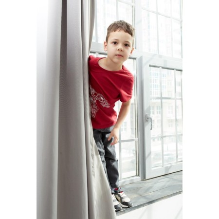 Children's T-shirt "Transformers", height 86-92, raspberry color-4