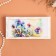 The casket "Anyutin Eyes Watercolor", white, 8.5 × 17 cm, lacquer miniature