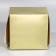 Capcake box, confectionery packaging with a window, 4 champagne cells, 16 x 16 x 10 cm