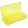 Box for wobblers and balancers VB-1, yellow color, 2-way, 7+7 departments, 190 × 85 × 35 mm