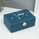 Casket to the leatherette for jewelry "Piece on Sakura" Blue 16x24x8.5 cm
